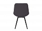 Комплект стульев Бруно (2 шт), черный велюр графит - фото №7