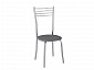 Комплект стульев Кассия (4 шт), хром рогожка серая - фото №3