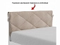 Односпальная кровать с подушкой "Виктория-П" на изголовье и ящиками 900 мм. белая - фото №4