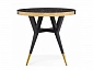 Selina 80х72 black / gold Стол деревянный - фото №4