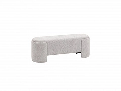 Банкетка STOOL GROUP Taks Букле светло-серый - фото №1