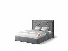 Кровать с подъемным механизмом Индиго 120х200, серый - фото №1