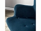 Кресло Хайбэк синий/венге - фото №14
