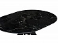 Рикла 110(150)х110х76 черный мрамор / черный Стол деревянный - фото №8