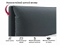 Мягкая кровать Vita 1600 маренго с подъемным механизмом - фото №8