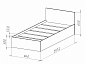 Кровать Ницца (90х200) - фото №3