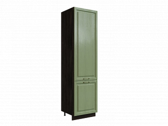 Шкаф П600Н с 2-мя дверцами Ницца ДБК/ДУБ/ОЛИВ Ф46 - фото №1