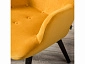 Кресло Хайбэк желтый/венге - фото №14