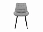 Стул DikLine 226 поворотный B22 GREY, ножки черные - фото №3