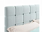 Мягкая кровать Tiffany 1600 мята пастель с ортопедическим основанием с матрасом АСТРА - фото №3