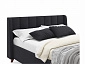 Мягкая кровать Betsi 1600 темная с подъемным механизмом - фото №4