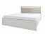 Кровать с ПМ и мягким элементом Monako (160x200), сосна винтаж - миниатюра