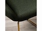 Кресло Kent тёмно-зеленый/Линк золото - фото №13