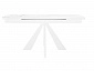 Стол DikLine SKU140 Керамика Белый мрамор/подстолье белое/опоры белые - фото №4
