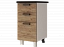 4Р3 Шкаф-стол с 3-мя ящиками Крафт, ЛДСП - миниатюра