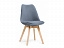 Bonuss blue / wood Стул деревянный, велюр - миниатюра