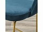 Кресло полубар Lars Diag blue/Линк золото - фото №11