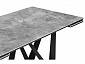 Марвин 160(220)х90х76 серый глняец / черный Керамический стол - фото №9