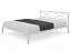 Кровать КМД 37 ТЕЯ 140 белый, металл - миниатюра