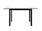 Стол DikLine LK90 Керамика Белый мрамор/подстолье черное/опоры черные - фото №4