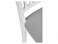 Фрезино серый велюр / белый Стул деревянный - фото №8