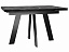 Стол DikLine SKM120 Керамика Черный мрамор/подстолье черное/опоры черные (2 уп.),  - миниатюра