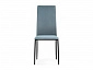 Tod light blue / black Стул на металлокаркасе - фото №4