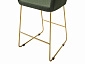 Кресло полубар Oscar тёмно-зеленый/Линк золото - фото №6