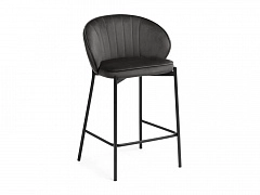 Нейл серый / черный Барный стул - фото №1, Woodville15000