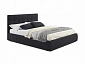 Мягкая кровать "Selesta" 1600 темная с матрасом PROMO B COCOS с подъемным механизмом - фото №2