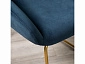 Кресло Kent Diag blue/Линк золото - фото №14