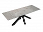 Стол DikLine SFE160 Керамика Italian Grey (глянец серый)/подстолье черное/опоры черные (2 уп.) - фото №7