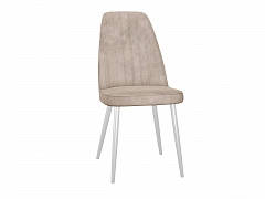 Стул DikLine 326 B03 BEIGE, ножки белые - фото №1, 99957362