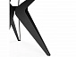 Рикла 110(150)х110х76 белый мрамор / черный Стол стеклянный - фото №11