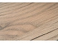Тринити Лофт 140 25 мм дуб делано светлый / белый матовый Стол деревянный - фото №10