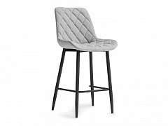 Баодин Б/К светло-серый / черный Барный стул - фото №1, Woodville13211