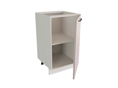Шкаф Н450 с 1-ой дверью Мемфис БЕЛ/ЯП/ШЕЛК Ф60 - фото №1, 888_ММК-00039856