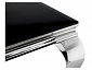 Sondal 160 см черный Стол стеклянный - фото №4