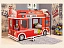 London BUS Кровать двухъярусная (Красный тип 2),  - миниатюра