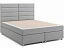 Кровать с матрасом и зависимым пружинным блоком Гаванна (160х200) Box Spring, вельвет - миниатюра