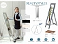 Зеркало напольное BeautyStyle 1 серый графит 130 см х 35 см - фото №12