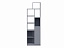 Стеллаж Фиеста 2, серый шифер - миниатюра