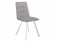 Стул DikLine 280 B22 GREY, ножки белые - фото №1