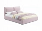 Мягкая кровать Vita 1600 лиловая с подъемным механизмом - фото №2