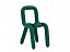 Garden dark green Стул на металлокаркасе, ткань - миниатюра
