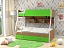 Двухъярусная кровать Golden Kids-3 (90х190/120х190), зеленый - миниатюра