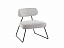 Кресло лаунж STOOL GROUP Kate Серый, букле - миниатюра
