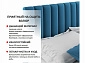 Мягкая кровать Olivia 1600 синяя с ящиками - фото №9