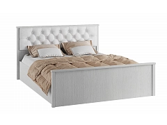 Кровать с настилом ЛДСП Модена МКР-2 160х200, ясень - фото №1