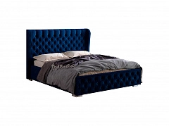 Кровать без основания Франческа 140х200, синий - фото №1